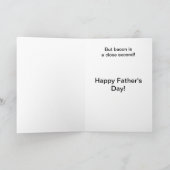 ベーコンファーザーズデイカードよりも愛しなさい カード (内部)