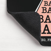 ベーコンフードピラミッド マウスパッド (コーナー)