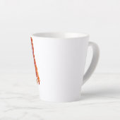 ベーコンベーコンベーコン カフェラテマグ (右アングル)