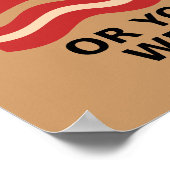 ベーコンポスターのように ポスター (角)