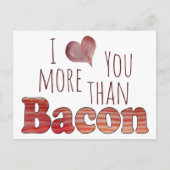 ベーコンポストカードよりも愛してる ポストカード (正面)