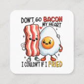 ベーコンマイハート スクエア名刺 (裏面)