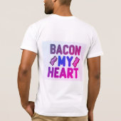 ベーコンマイハート Tシャツ (裏面)