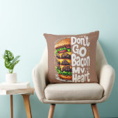 ベーコンマイフードプンおもしろいに行くな クッション (椅子)