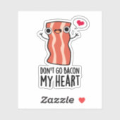 ベーコンマイフードプンおもしろいに行くな シール (シート)