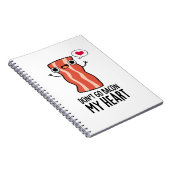 ベーコンマイフードプンおもしろいに行くな ノートブック (右側)