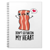ベーコンマイフードプンおもしろいに行くな ノートブック (正面)