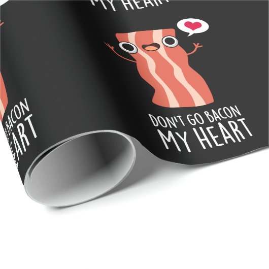 ベーコンマイフードプンおもしろいに行くな ラッピングペーパー (ロールコーナー)