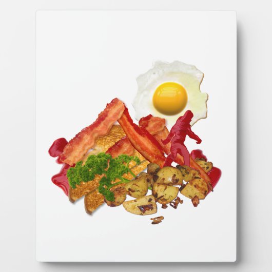 ベーコンユーモアのあるのケチャップゴンドスクアチン フォトプラーク (正面)
