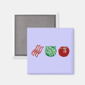 ベーコンレタス&トマト – The BLT! マグネット (正面/裏面)