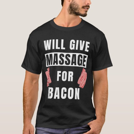 ベーコン与えセラピストマッサージ用ウィル Tシャツ (正面)