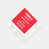 ベーコン保アンドネバー共有 縁ありカクテルナプキン (角)