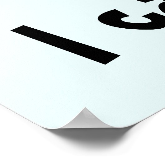 ベーコン信じのポスターを揚げることができる ポスター (角)