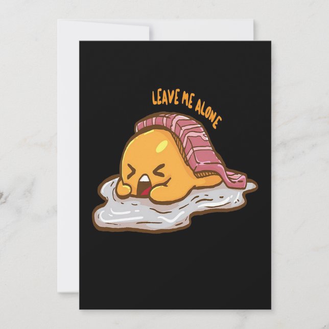 ベーコン及びおもしろい用卵 |学生に最適な贈り物 (正面)