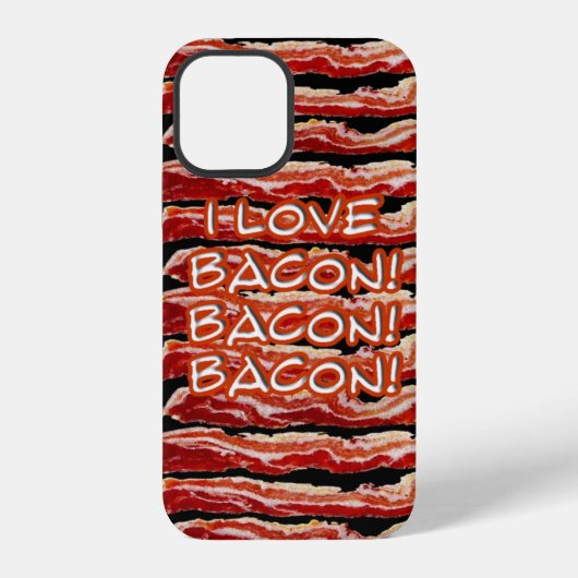 ベーコン大好きベーコン ベーコン iPhoneケース iPhone 12ケース (裏面)
