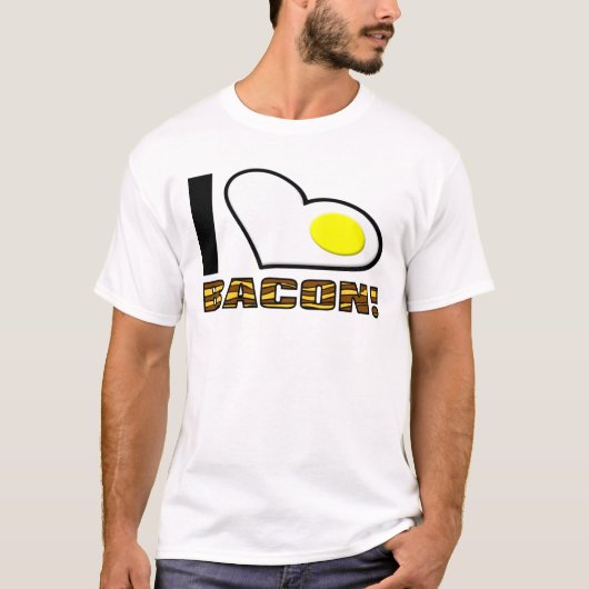 ベーコン大好き！おもしろTシャツ Tシャツ (正面)