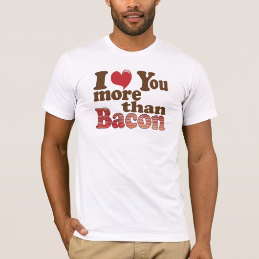 ベーコン好きのシャツ Tシャツ (正面)