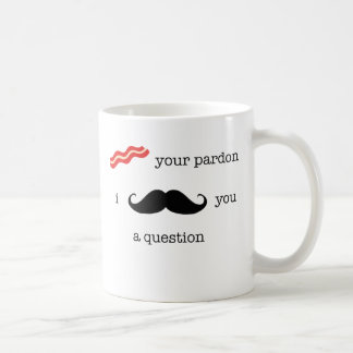 ベーコン左利きのためのあなたの許し コーヒーマグカップ
