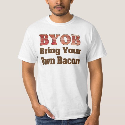 ベーコン持ち込み可 Tシャツ (正面)