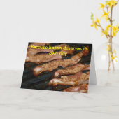 ベーコン日カード カード (黄色い花)