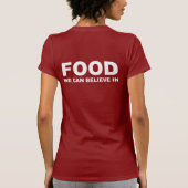 ベーコン日2009の女性のワイシャツ Tシャツ (裏面)