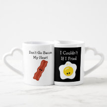 ベーコン私のハートかわいい卵とベーコン行かない