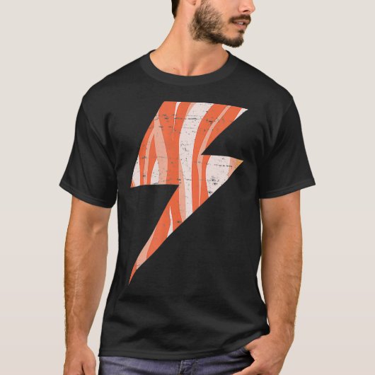ベーコン稲妻ボルトケトダイエット衝撃T Tシャツ (正面)