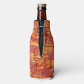 ベーコン背景パターン ボトルクーラー (ボトル裏面)