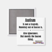 ベーコン自閉症の悲劇の磁石 マグネット (正面/裏面)