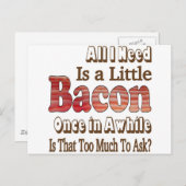 ベーコン頼に対して ポストカード (正面/裏面)