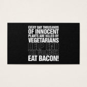 ベーコン食べメンおもしろいシェフBbqファーザーズ日誕生日 (正面)