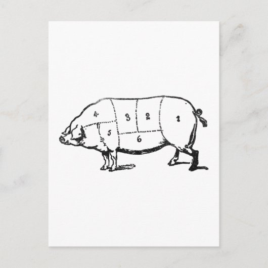 ベーコン6度 ポストカード (正面)