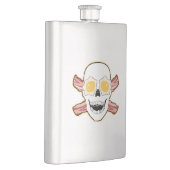 ベーコン・エッグのスカル フラスク (右)