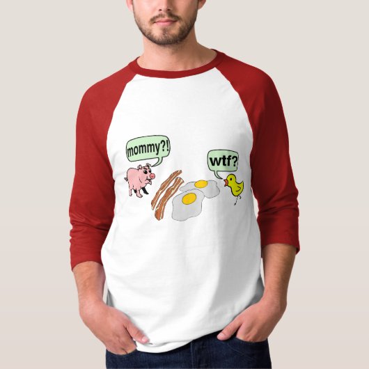 ベーコン・エッグの悪夢 Tシャツ (正面)