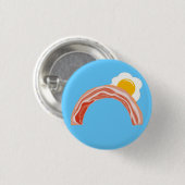 ベーコン・エッグの虹 缶バッジ (正面&裏面)