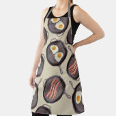 ベーコン·エッグス·フライパン·ブレックファースト·料理·キッチン エプロン (インサイチュ)