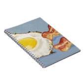 ベーコン&エッグブレックファ絵を描ースト ノートブック (右側)