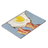 ベーコン&エッグブレックファ絵を描ースト ノートブック (左側)