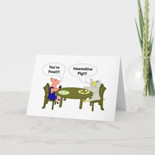 ベーコン・エッグ記念日 カード (正面)