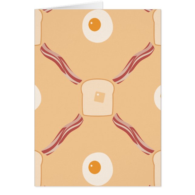 ベーコン、エッグ、トースト (正面)