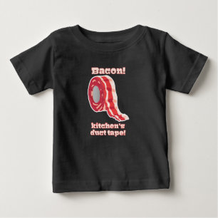 ベーコン！…キッチンの万能テープ！ ベビーTシャツ
