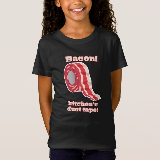 ベーコン！…キッチンの万能テープ！ Tシャツ (正面)