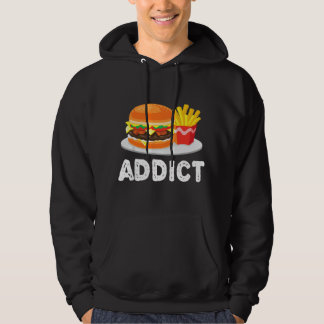 ベーコン チーズバーガー ハンバーガー フライドポテト パーカ