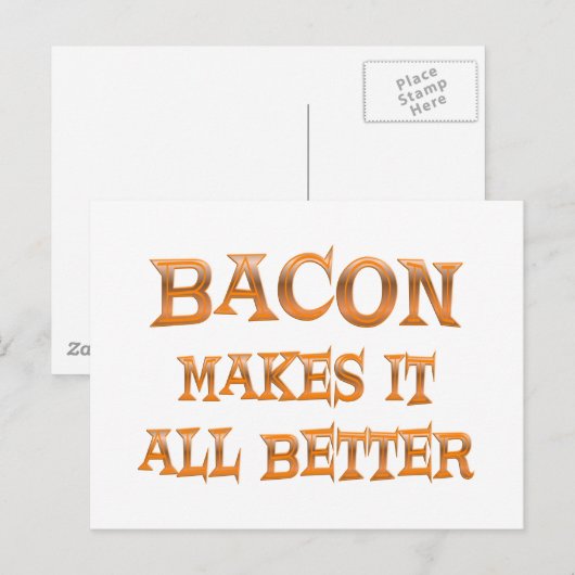 ベーコン ポストカード (正面/裏面)