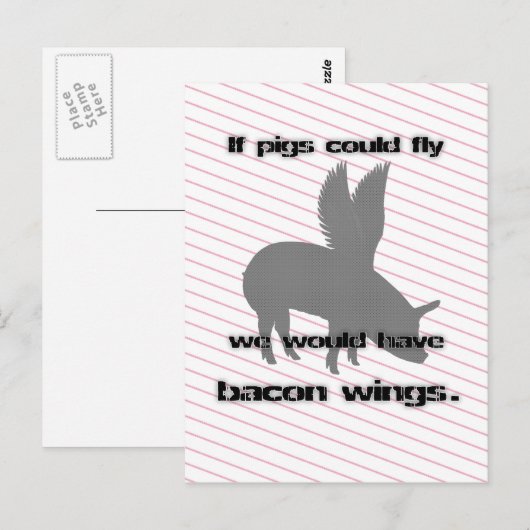 ベーコン ポストカード (正面/裏面)