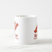 ベーコン、出入口肉 コーヒーマグカップ (中央)