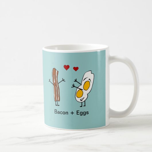 ベーコン + 卵 コーヒーマグカップ (右)