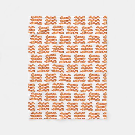 ベーコン(小さい) フリースブランケット (正面)