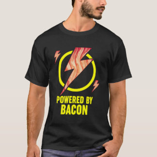 ベーコンBbqベーコンおもしろい愛好家Punギフトによって駆動 Tシャツ