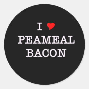 ベーコンI愛Peameal ラウンドシール